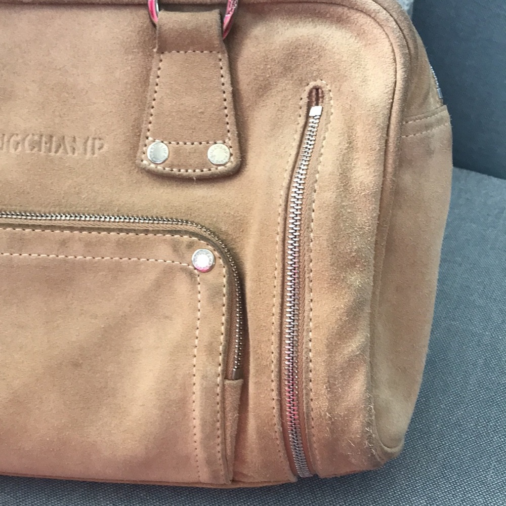 Longchamp Suede Bag Beautiful! - Picture 8 of 9